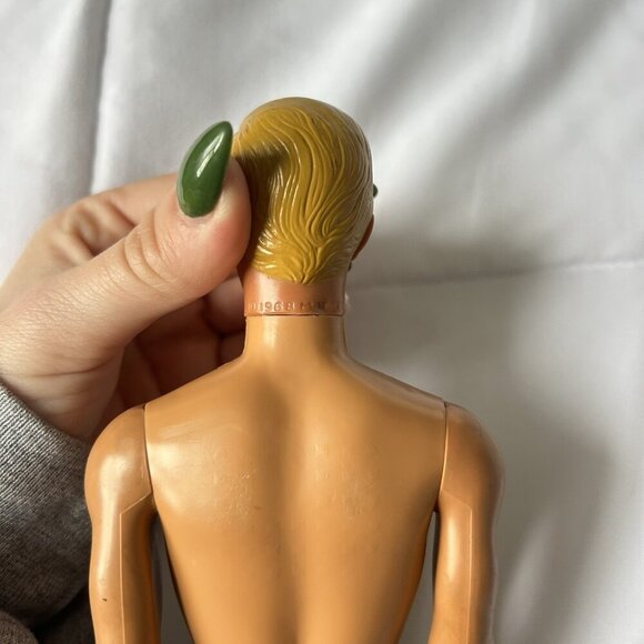 1968 Mattel Ken Doll Bendable Knees Blond Hair Blue Eyes Surfer Made In Taiwan - Picture 14 of 16